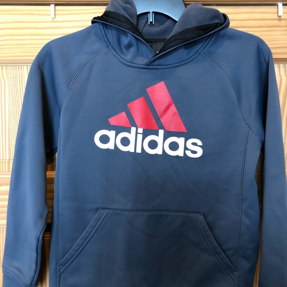 dark red adidas hoodie